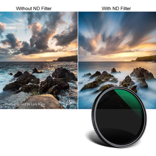K&F Concept 43mm Nano-D ND8-ND2000 Variable ND Filter Multiresistant Coating (3-11 blendi) - 8